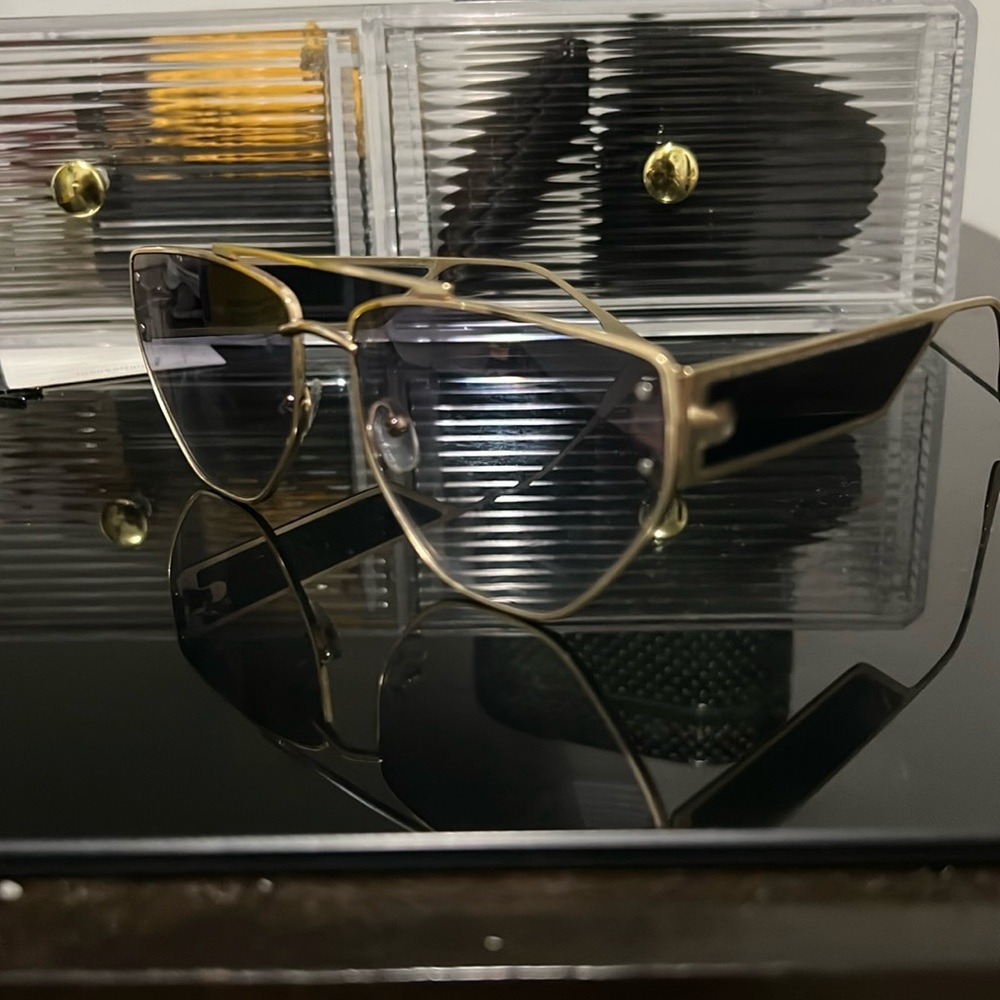 Free People Black and Gold sunglasses